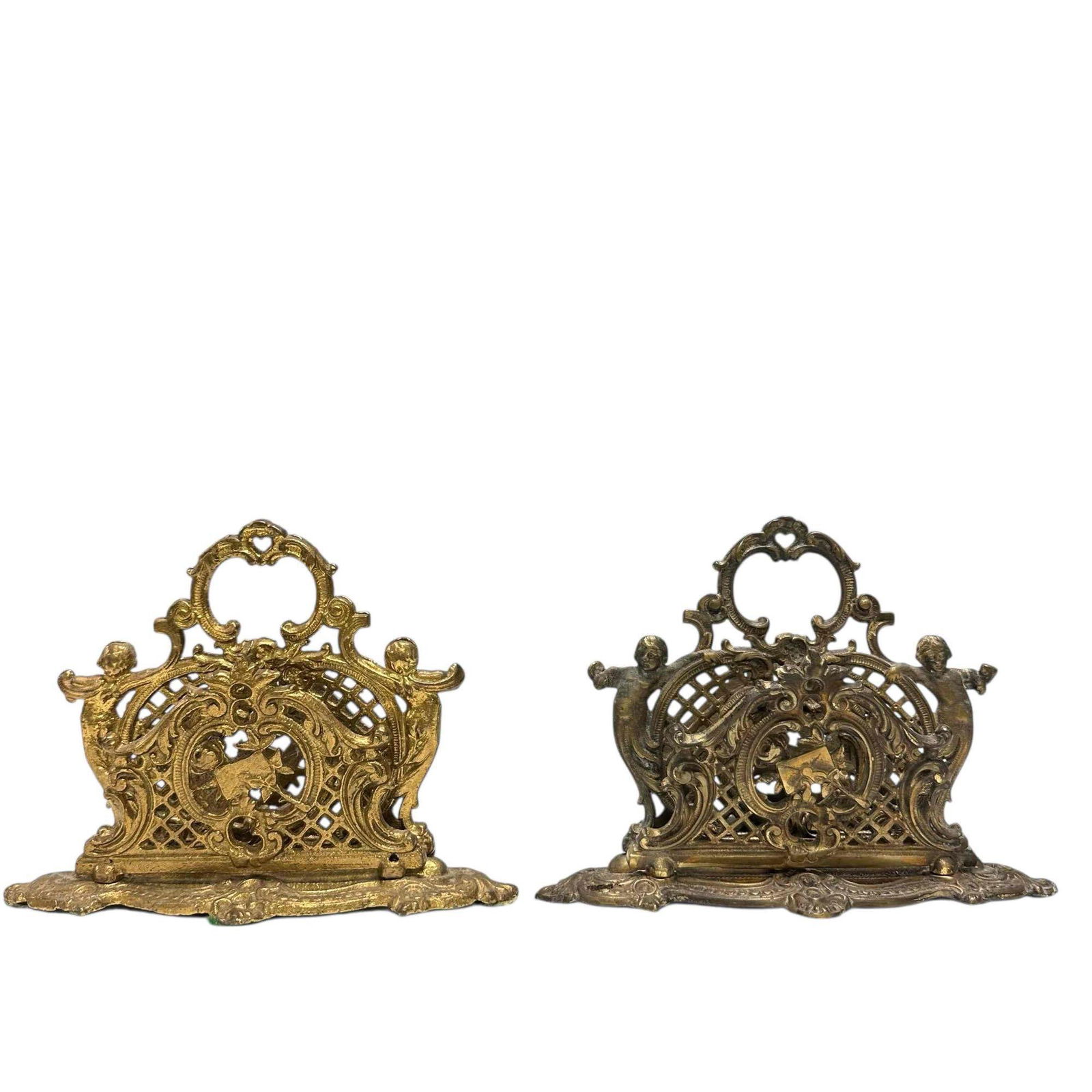 (2) Bradley Hubbard Bronze Letter Holders (1 of 15)