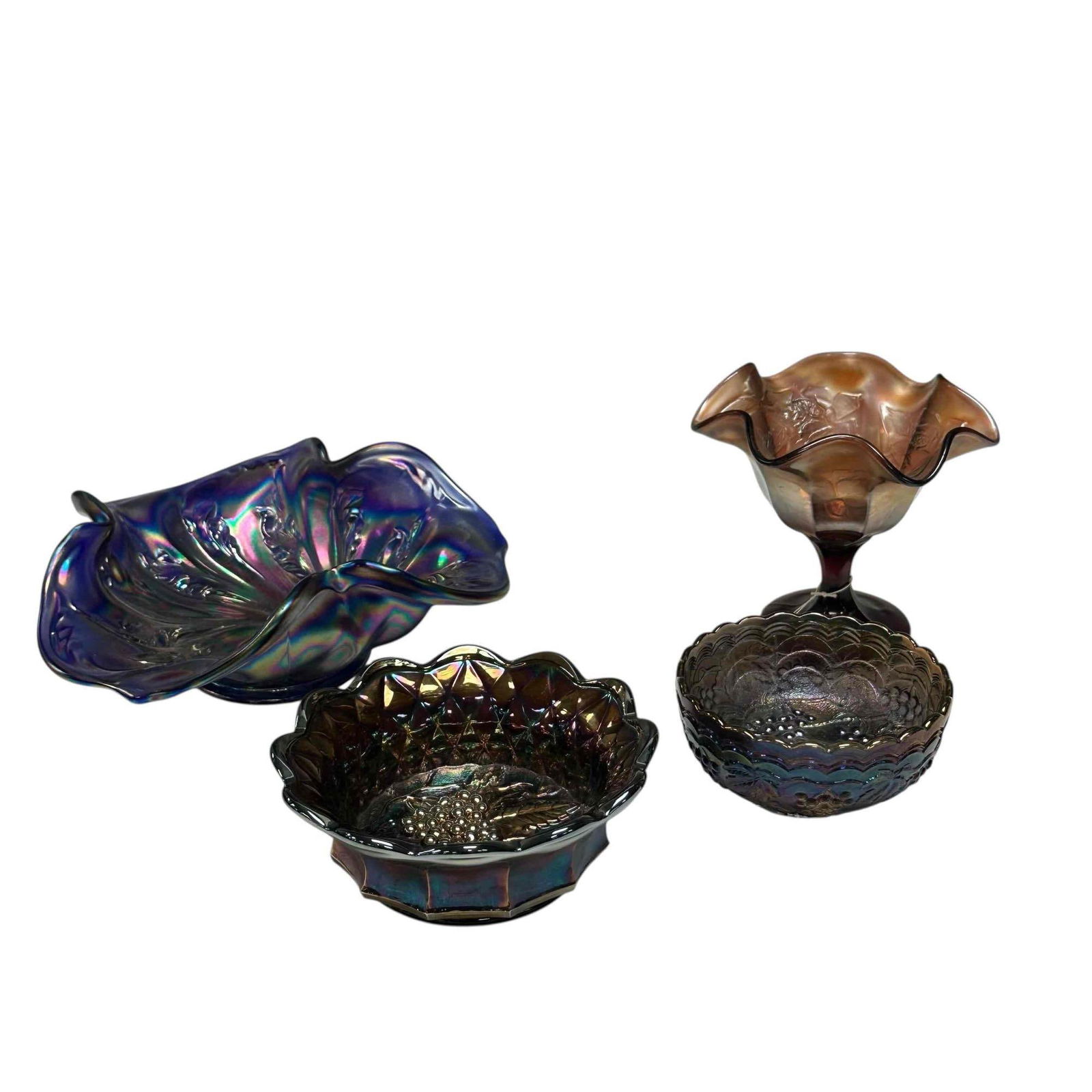 (4) Fenton and Imperial Carnival Art Glass Group (1 of 20)