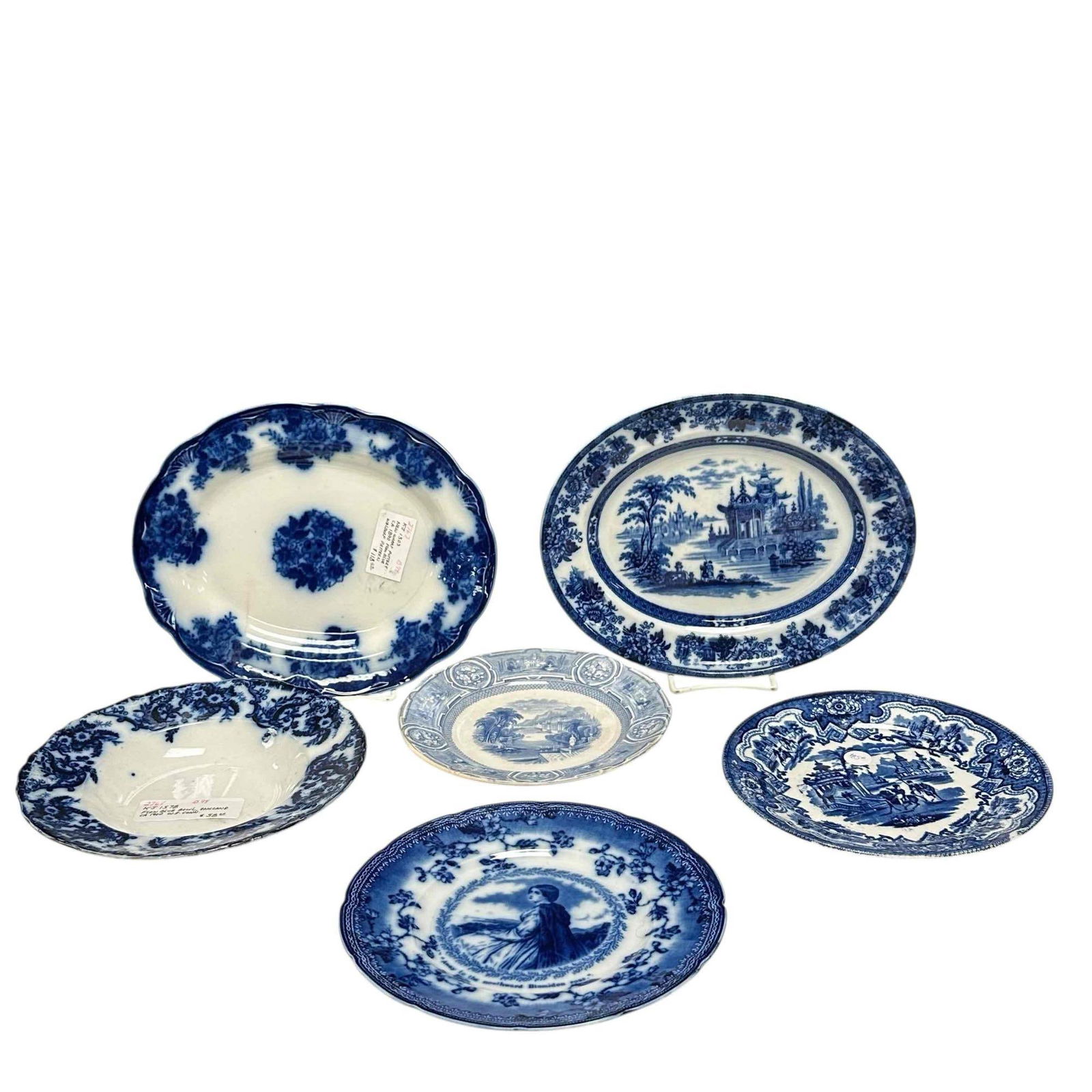 (6) English Flow Blue and Transferware (1 of 17)