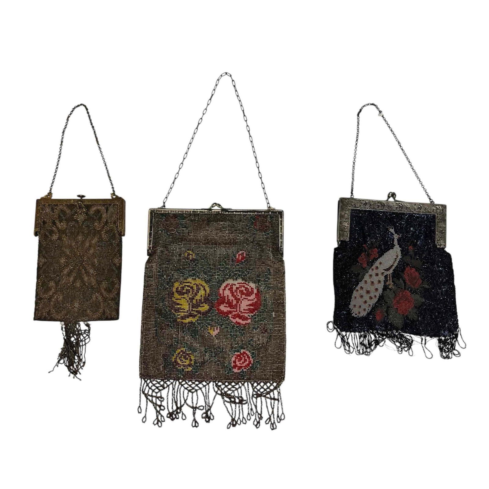 Three (3) Art Deco Mesh Handbags/Evening Bags (1 of 20)