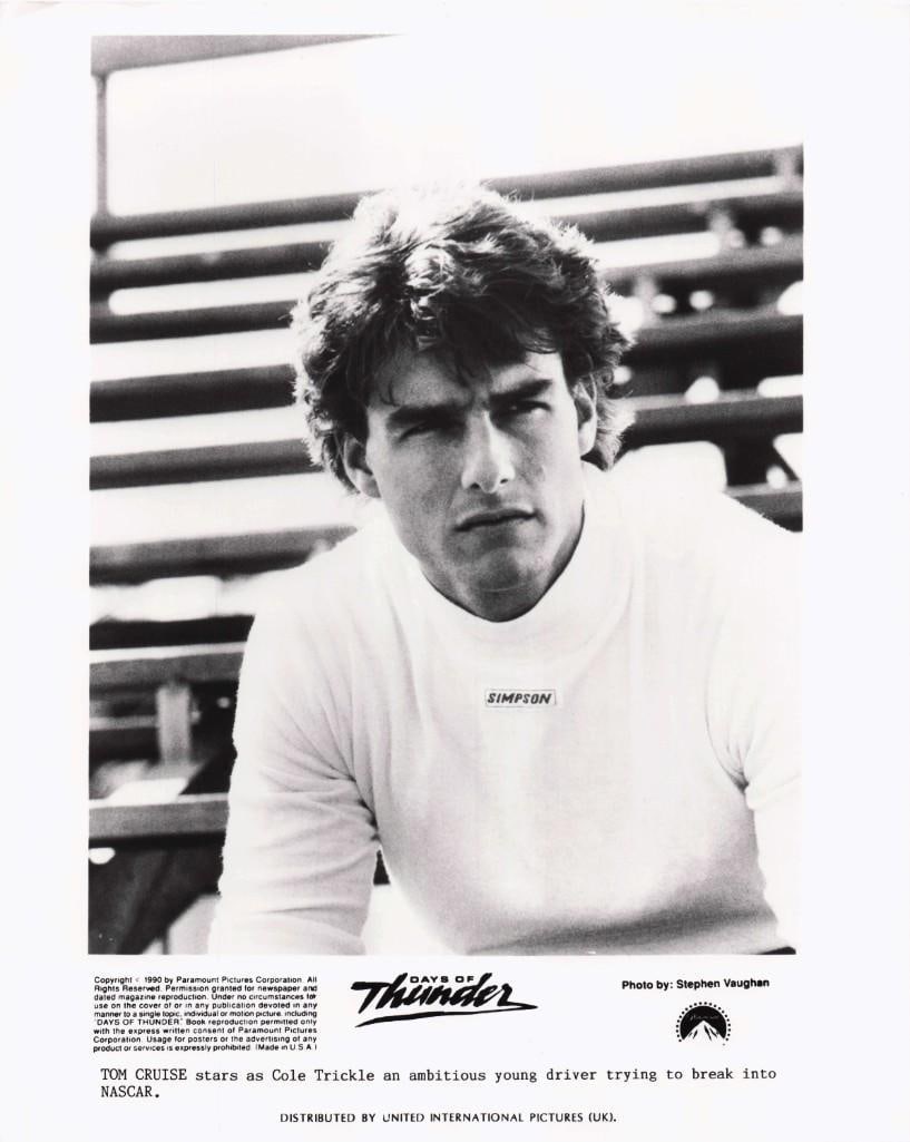 Days of Thunder - Stills: Quantity: 20 Year: 1990 Condition: B+ Country: U.S.A Studio: Paramount Size: 8x10 Genre: Car Racing Stars: Tom Cruise, Nichole Kidman, Robert Duvall, Randy Quaid, Tony Scott Director