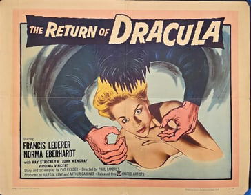 The Return of Dracula - Half Sheet