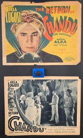 The Return of the Chandu, Chapter 1 - Title Lobby Card