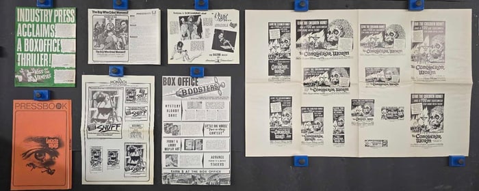 Miscellaneous Horror Pressbook - Plus Ad Heralds