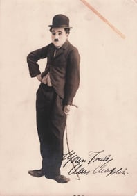 Charlie Chaplin - Autographed Photo