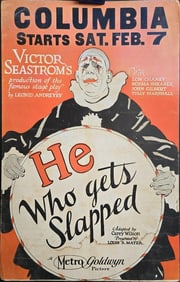 He Who Gets Slapped - Window Card