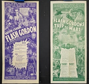 Flash Gordon and Flash Gordon's Trip to Mars - Flyers