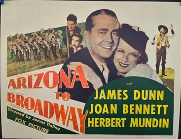 Arizona to Broadway - Half Sheet