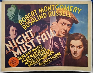 Night Must Fall - Half Sheet