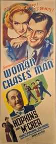 Woman Chases Man - Insert