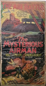The Mysterious Airman - 3 Sheet