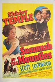 Susannah of the Mounties - One Sheet