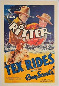 Tex Rides with the Boy Scouts - One Sheet