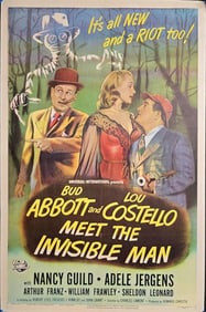 Abbott and Costello Meet the Invisible Man - One Sheet