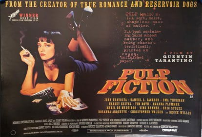 Pulp Fiction - British Quad