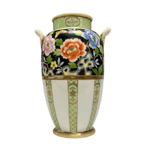 Hand Painted NIPPON Porcelain Vase