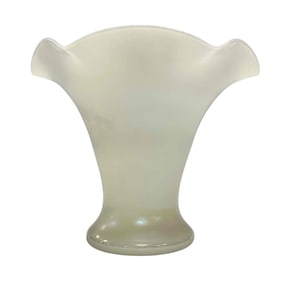 Steuben Calcite Glass Flare Vase