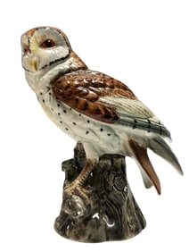 20th C. Ceramic - Barn Owl Figurine