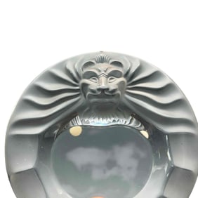 Lalique Crystal "Tete De Lion" Ashtray