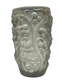 Rene Lalique "Raisins" Glass Vase