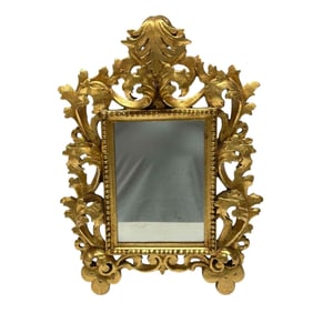 Italian - Gilt Wood Carved Rocco Mirror