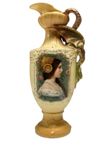 AUSTRIAN MANTEL EWER - Robert Hanke WETTINA Porcelain