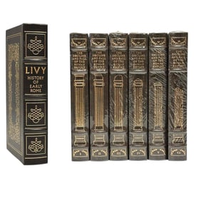 Seven (7) Leather Bound Books On The Roman Empire - Easton Press