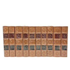 Ten (10) Vol. The Story Of Civilization, Durant - Easton Press