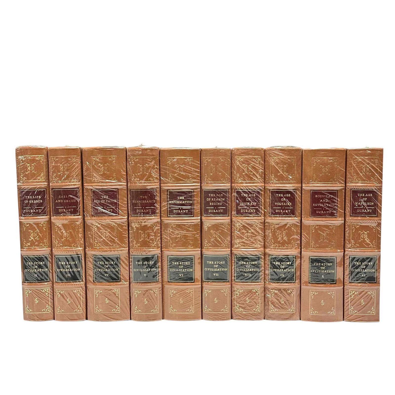 Ten (10) Vol. The Story Of Civilization, Durant - Easton Press (1 of 16)
