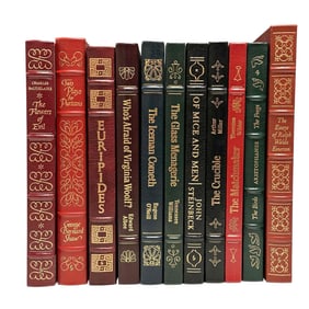 Eleven (11) Large Leather Bound Books - Easton Press