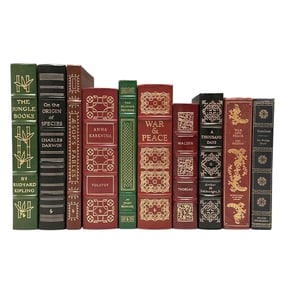 Ten (10) Leather Bound Books - Easton Press & Others