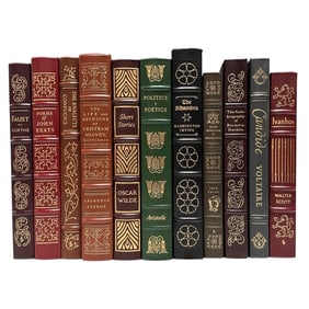 Eleven (11) Leather Bound Books - Easton Press