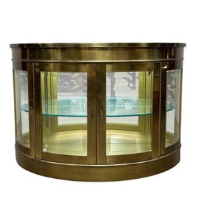 Mid Century Modern Dumi-lune Display by Mastercraft