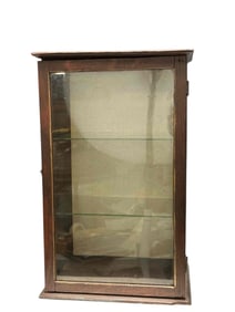 Country Store Countertop Display Case Cabinet