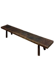 Early Americana Primitive Farmhouse Bench Seat