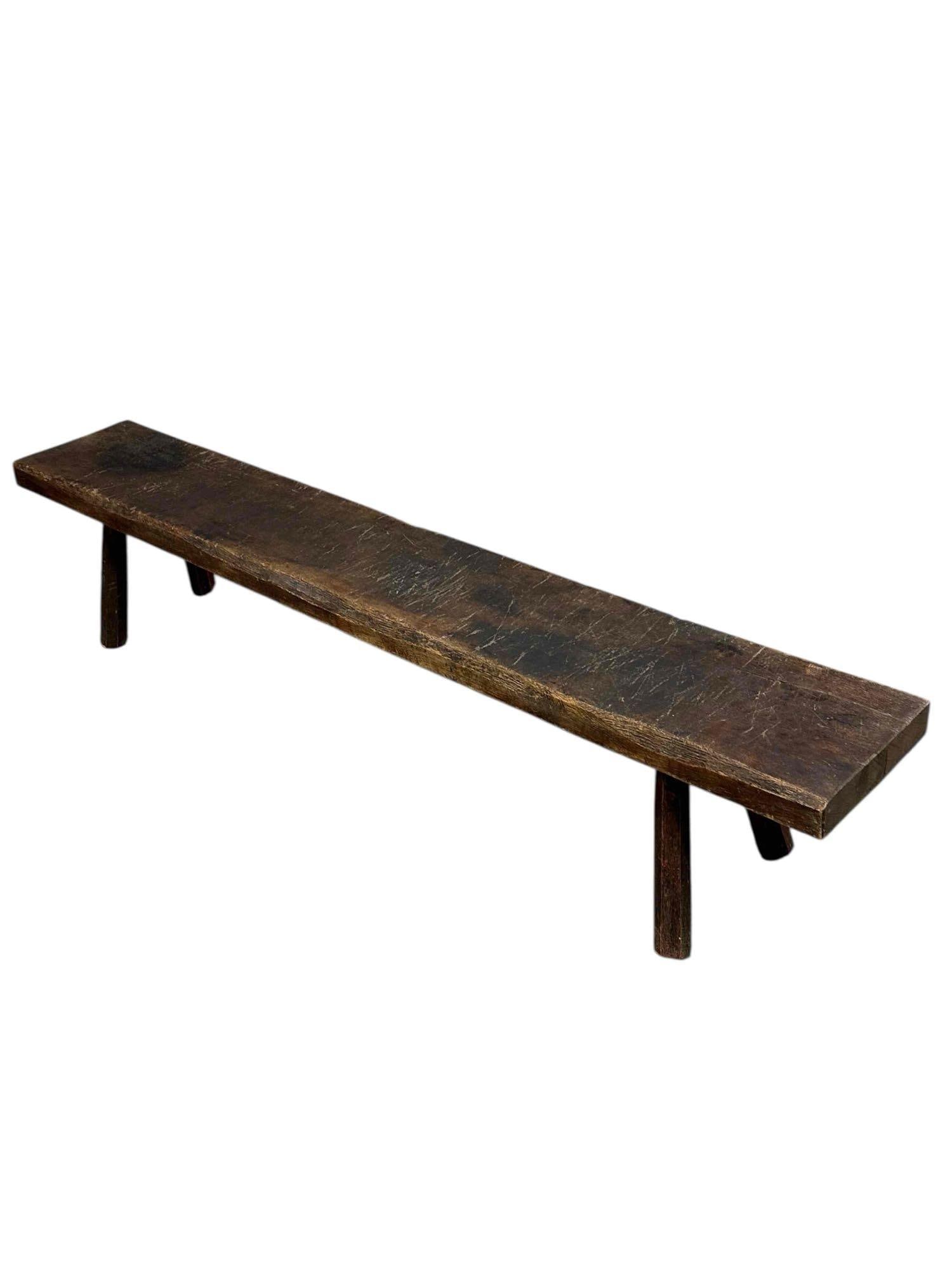 Early Americana Primitive Farmhouse Bench Seat (1 of 19)