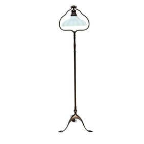 Bronze Lily-Pad Floor Lamp Floor Lamp after Tiffany Studios