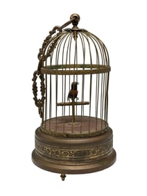 German Automation Singing Bird Music Cage
