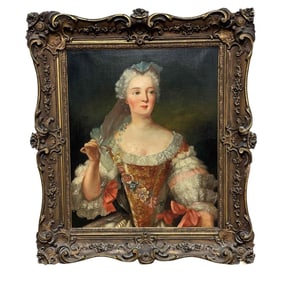 18th C. Oil Painting on Canvas after Jean-Marc Nattier