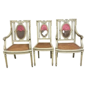 Three (3) 19th C. French Louis XVI Style Chairs
