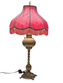 Ornate Bradley and Hubbard Lamp