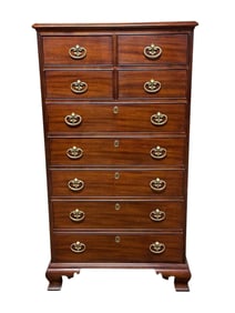 Henredon Mahogany Lingerie Tall Chest