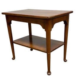 Cherry Stickley Furniture Co 2-Tier Stand Table