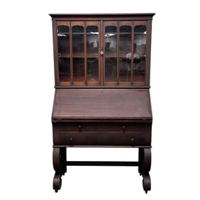 Mid 19th Century American Empire Secretary Desk