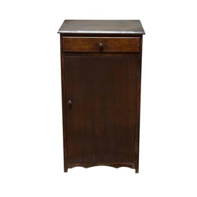 1940's Small Blind Door Storage Cabinet / Sheet Music