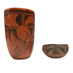 Native American HOPI PUEBLOS POTTERY Vessels