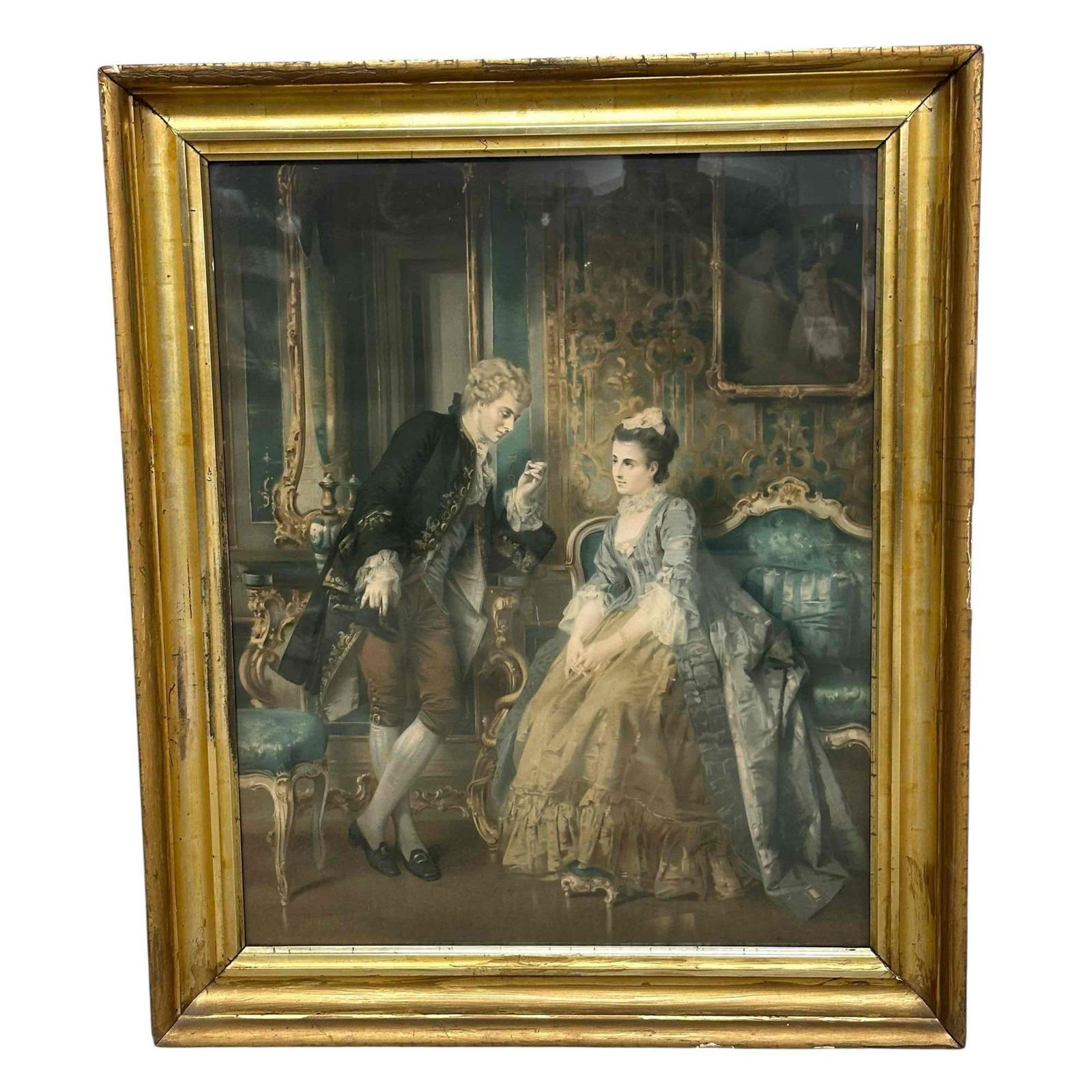 19th Century American Victorian Framed Lithograph (1 of 10)