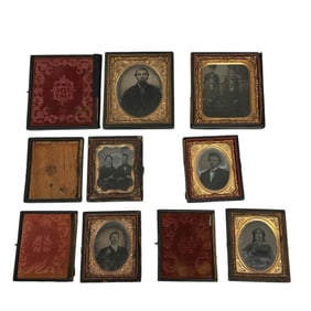 Six (6) Daguerreotype / Tintype Photographs