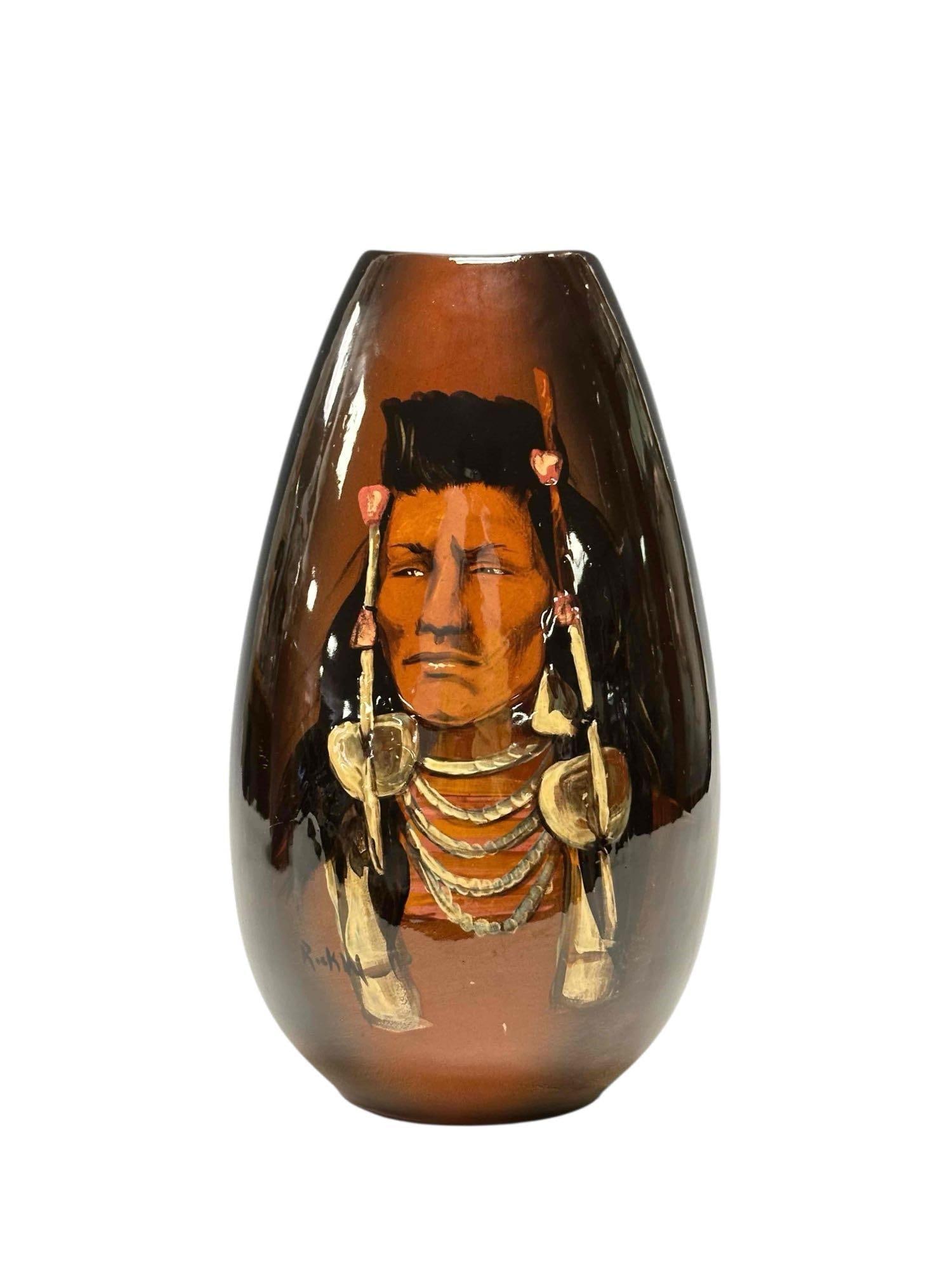 Rick Wisecarver Wihoa Art Pottery Vase Signed (1 of 13)