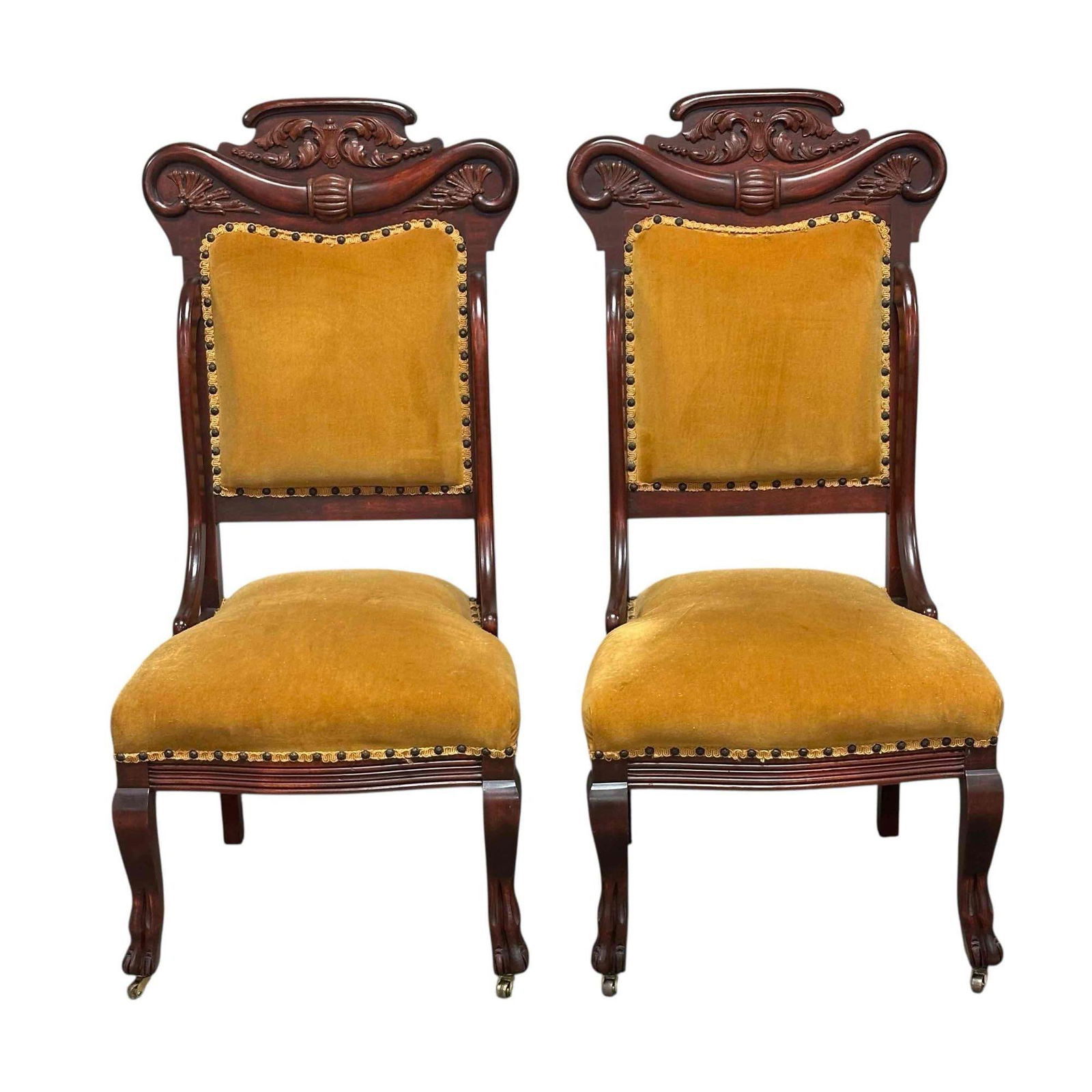 Pair of American Victorian Side Chairs (1 of 20)